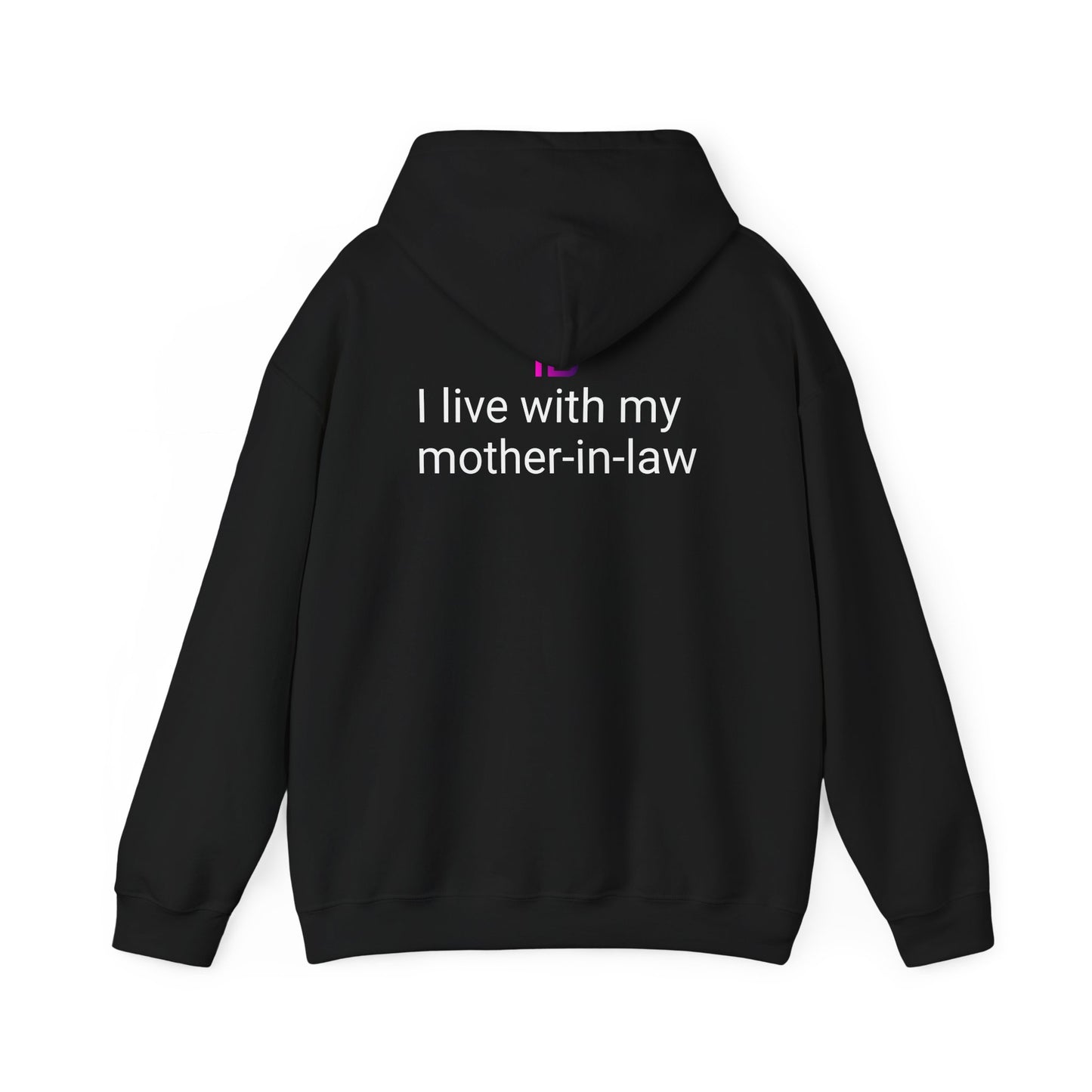 Applause, I live with my mother-in-law - Unisex Heavy Blend™ Hooded Sweatshirt